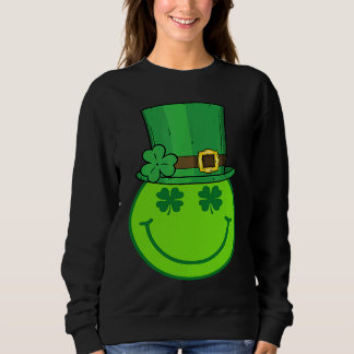Cute Happy Face Leprechaun  St Patricks Day Irish  T Shirt