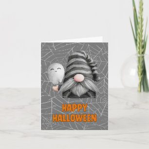 Cute Happy halloween Gonk Kort