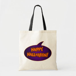 Cute Happy halloween goodie-säck Tygkasse