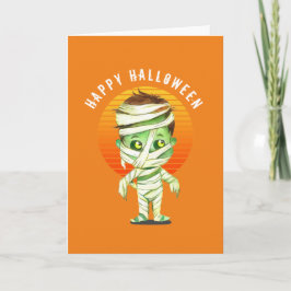 Cute Happy halloween Kort