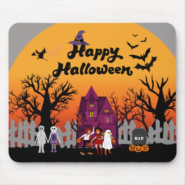Cute Happy halloween Musmatta (Framsidan)