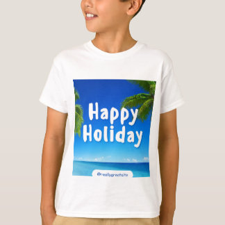 Cute happy holiday design t shirt