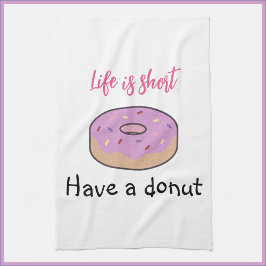 Cute har Donut Kökshandduk