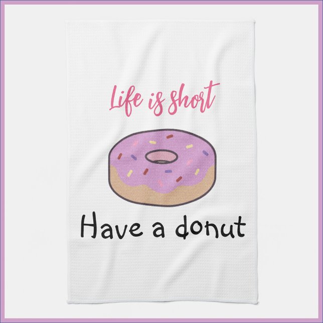 Cute har Donut Kökshandduk (Skapare uppladdad)