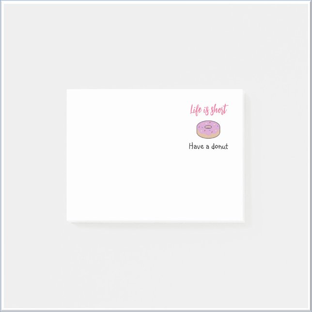 Cute har Donut Post-it Block (Skapare uppladdad)