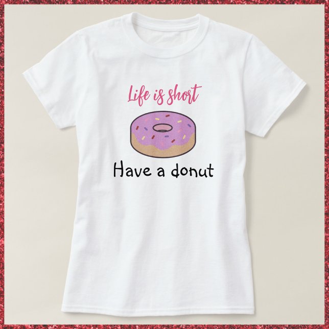 Cute har Donut T Shirt (Skapare uppladdad)