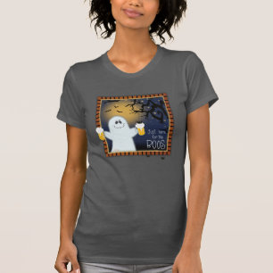 Cute här för Boos Halloween Ghost Beer T Shirt
