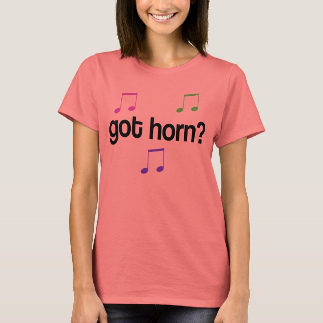 Cute Har Horn T-shirt (Framsida)