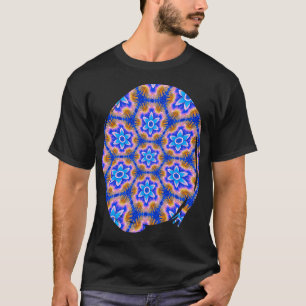 Cute Hårig Flowers Mönster T Shirt