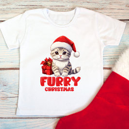 Cute Hårig jul T Shirt