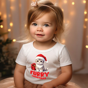 Cute Hårig jul T Shirt