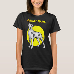 Cute Harlequin Great dane T Shirt