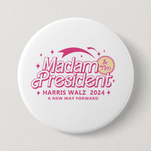 Cute Harris Walz-Trendiget Val Cute Rosa Design Knapp