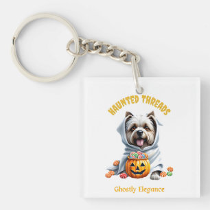 Cute Haunats Treats Yorkie Valp Adsible Halloween