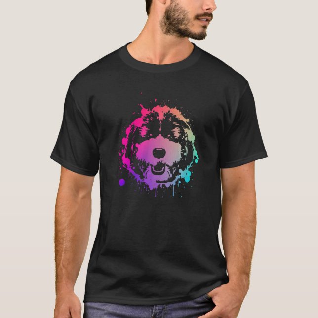 Cute Havanese Hund Havanese 2 T Shirt (Framsida)