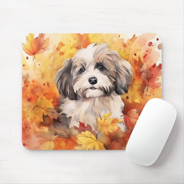 Cute Havanese Hund Musmatta (Med mus)