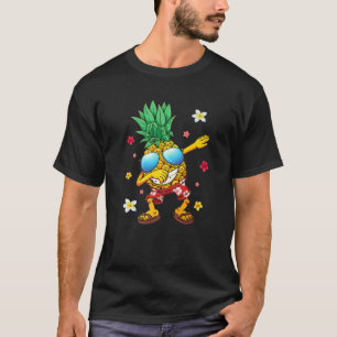 Cute Hawaiian Dabbing Pineapple Hawaii Beach Summe T Shirt