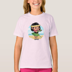 Cute Hawaiian Hula Girl T Shirt
