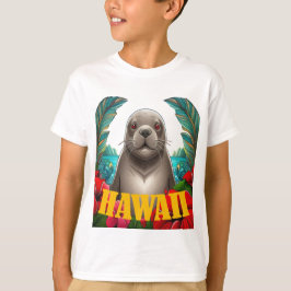 Cute Hawaiian Munk Seal T Shirt