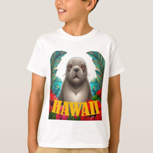 Cute Hawaiian Munk Seal T Shirt