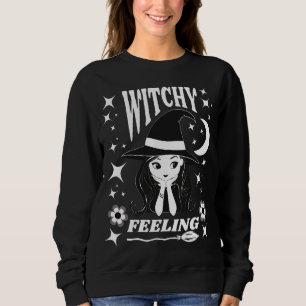 Cute häxa Witchy Känns lustigt Halloween T Shirt