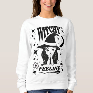 Cute häxa Witchy Känns lustigt Halloween T Shirt