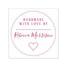 Cute Heart | Anpassat namnskript som hanteras med  Självfärgande Stämpel