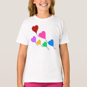 Cute Heart-ballonger Kids T-Shirt