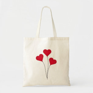 Cute Heart-ballonger Tygkasse