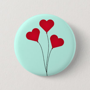 Cute Heart-bubblor Knapp