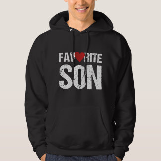 Cute Heart Favorite Son Gift Ideas Hoodie
