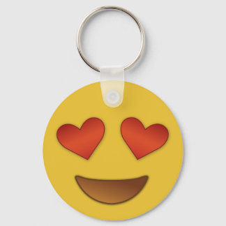 Cute Heart för Öga emoji Nyckelring