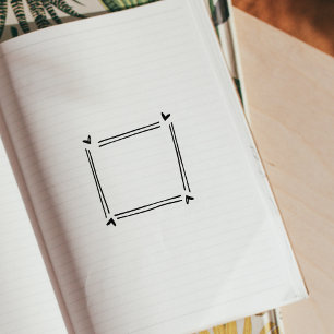 Cute Heart Journal Stämpel