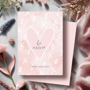 Cute Heart-kort för Valentineser