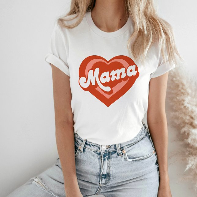 Cute Heart Mamma Mini Mor-dotter T Shirt (Skapare uppladdad)