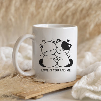Cute Heart Mug for Valentine's Day Kaffemugg