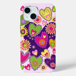 Cute Hearts and Flowers