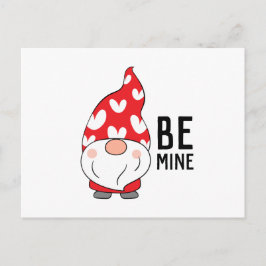 Cute Hearts Gnome Valentine Vykort
