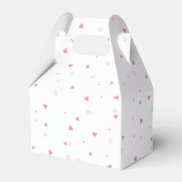 Cute Hearts Seamless Mönster, Valentiness Gift Presentaskar