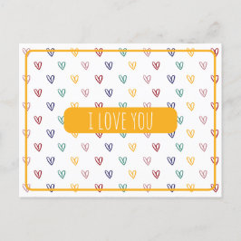 Cute Hearts Stil 2 Vykort