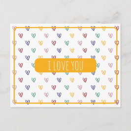 Cute Hearts Stil 2 Vykort