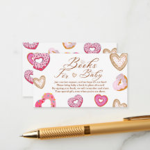 Cute hearts valentine donuts bokar för baby