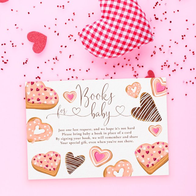 Cute hearts valentine donuts bokar för baby tilläggskort (Skapare uppladdad)