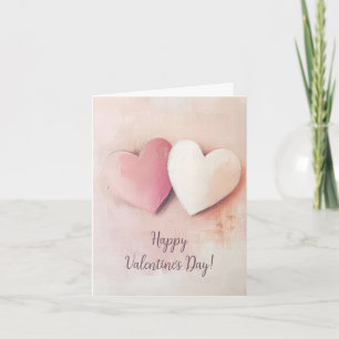 Cute Hearts Valentines Hälsning Kort