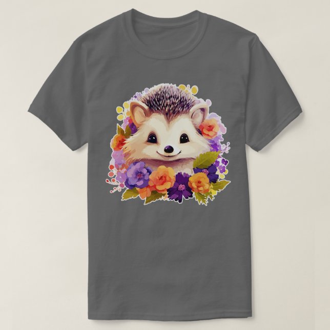Cute hedgehog 3 t shirt (Design framsida)