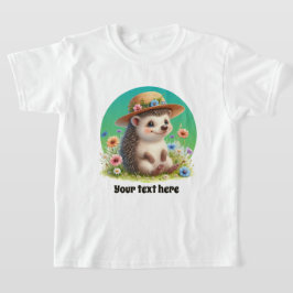 Cute hedgehog älskare flickor t shirt