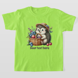 Cute hedgehog älskare flickor t shirt
