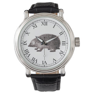 Cute Hedgehog Älskare Vintage Hedgie Skriv ut Armbandsur