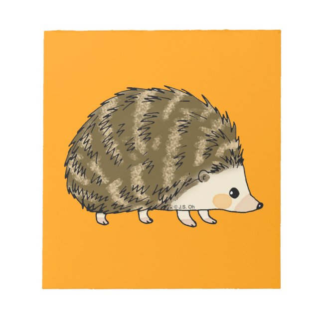 Cute hedgehog anteckningsblock (Framsida)