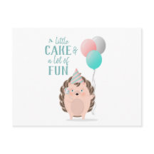 Cute Hedgehog Birthday